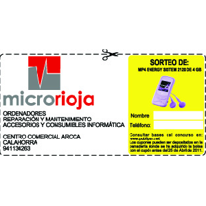Nuevas bases del sorteo de Micro Rioja de un MP4