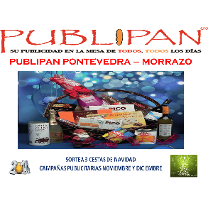 Publipan Pontevedra sortea tres cestas de Navidad
